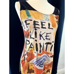 I FEEL LIKE PAINTING Tank Ronnie Wood Rolling Stones Liberty of London RARE